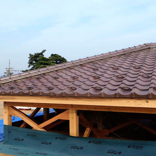 伊藤瓦店：全瓦連推奨の耐震工法イメージ